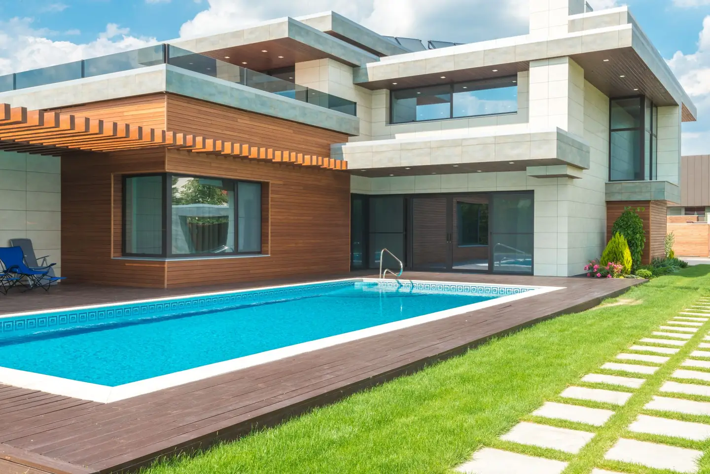 Swimming pool built in Napier Lane, NSW